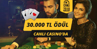 canl casino'dan 30 000 TL'te kadar dl aln!